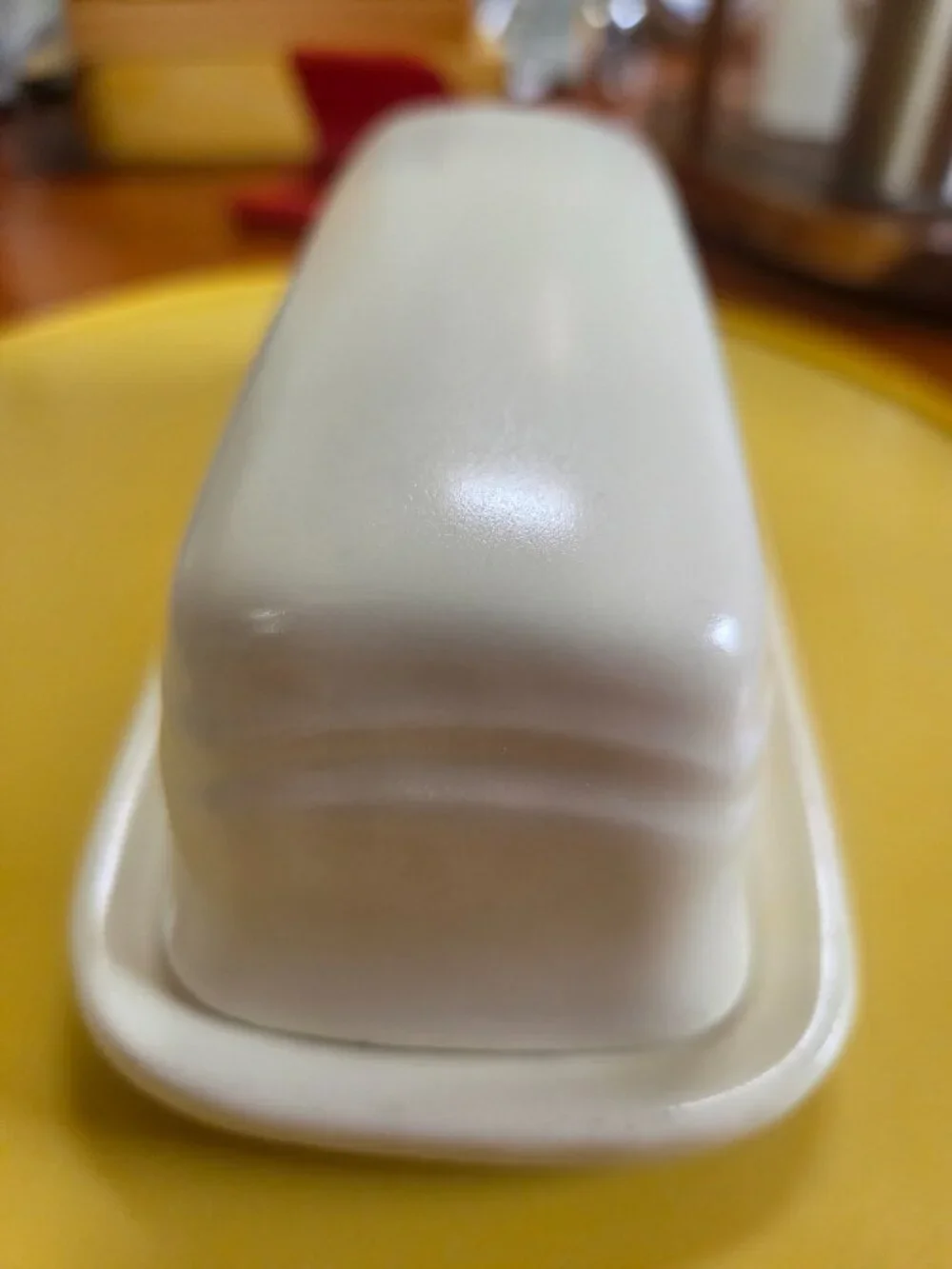 Pfaltzgraff tea rose covered butter dish